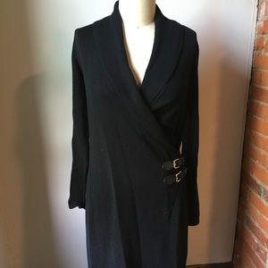Unknown brand black sweater dress, size M, never worn